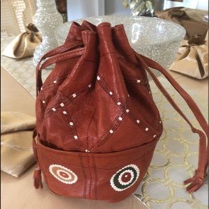 New 🆕Leather pull string pounch